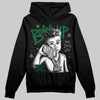 Jordan 14 Forest Green DopeSkill Hoodie Sweatshirt Boss Up Graphic Streetwear - Black