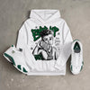 Forest Green 14s DopeSkill Hoodie Sweatshirt Boss Up Graphic