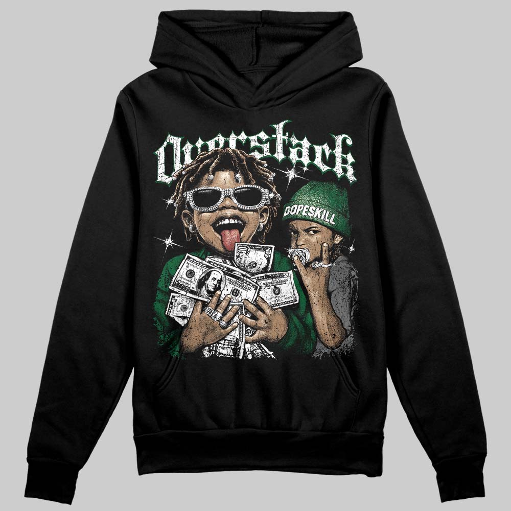 Jordan 14 Forest Green DopeSkill Hoodie Sweatshirt Overstack Graphic Streetwear - black