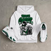 Forest Green 14s DopeSkill Hoodie Sweatshirt Paper Chaser Boy Graphic