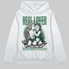 Jordan 14 Forest Green DopeSkill Hoodie Sweatshirt Real Lover Graphic Streetwear - White