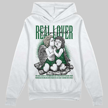 Jordan 14 Forest Green DopeSkill Hoodie Sweatshirt Real Lover Graphic Streetwear - White
