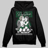 Jordan 14 Forest Green DopeSkill Hoodie Sweatshirt Real Lover Graphic Streetwear - Black