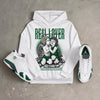 Forest Green 14s DopeSkill Hoodie Sweatshirt Real Lover Graphic