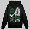 Jordan 14 Forest Green DopeSkill Hoodie Sweatshirt Real Ones Move In Silence Graphic Streetwear - black