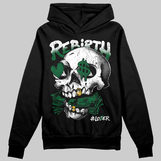 Jordan 14 Forest Green DopeSkill Hoodie Sweatshirt Rebirth Graphic Streetwear - black