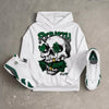 Forest Green 14s DopeSkill Hoodie Sweatshirt Rebirth Graphic