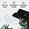 Forest Green 14s DopeSkill Hoodie Sweatshirt Smile Through The Pain Graphic