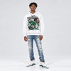 Forest Green 14s DopeSkill Hoodie Sweatshirt Stressless Graphic