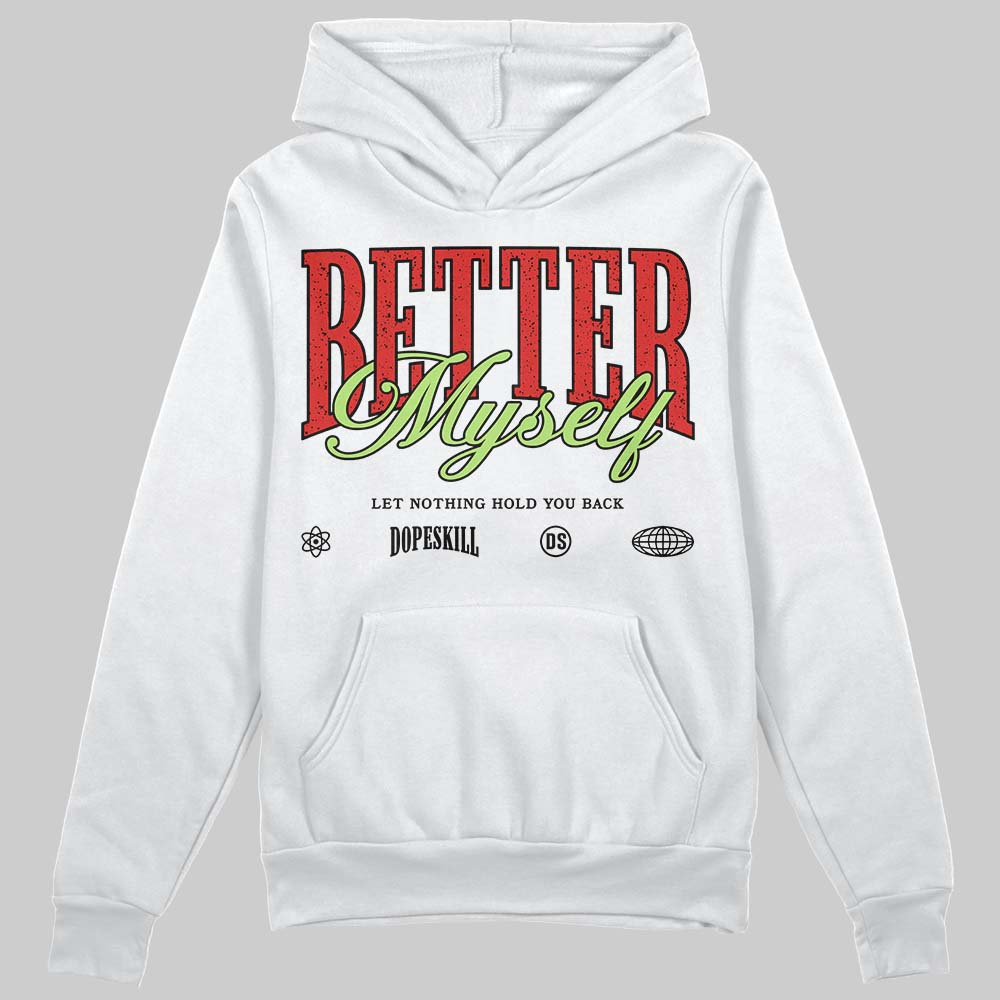 Jordan 5 Retro OG "Halloween" DopeSkill Hoodie Sweatshirt Better Myself Graphic Streetwear - White