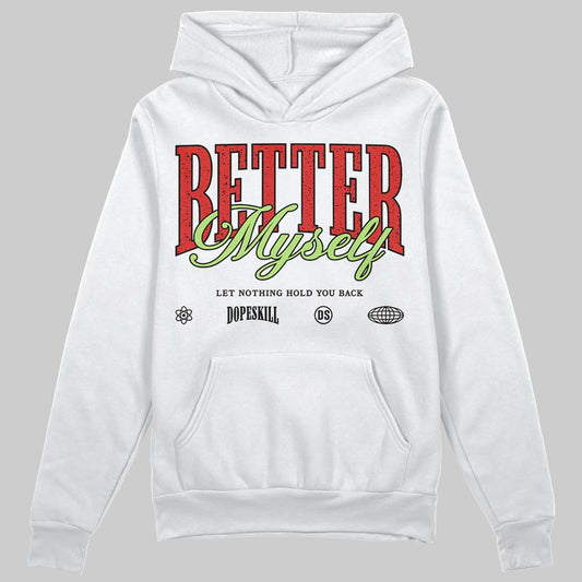 Jordan 5 Retro OG "Halloween" DopeSkill Hoodie Sweatshirt Better Myself Graphic Streetwear - White