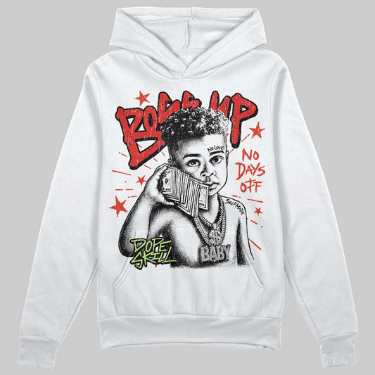 Jordan 5 Retro OG "Halloween" DopeSkill Hoodie Sweatshirt Boss Up Graphic Streetwear - White