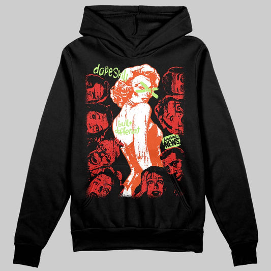 Jordan 5 Retro OG "Halloween" DopeSkill Hoodie Sweatshirt Built Different Graphic Streetwear - Black