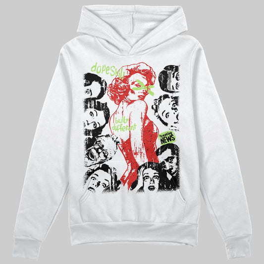 Jordan 5 Retro OG "Halloween" DopeSkill Hoodie Sweatshirt Built Different Graphic Streetwear - White