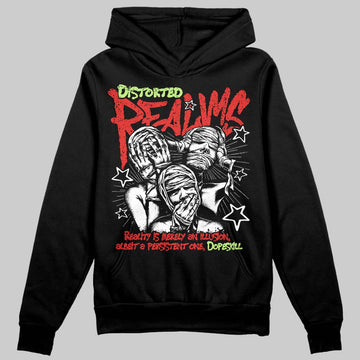 Jordan 5 Retro OG "Halloween" DopeSkill Hoodie Sweatshirt Distorted Realms Graphic Streetwear - Black