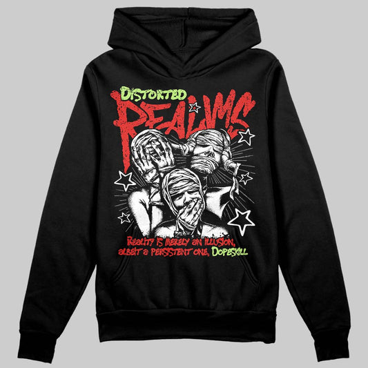 Jordan 5 Retro OG "Halloween" DopeSkill Hoodie Sweatshirt Distorted Realms Graphic Streetwear - Black