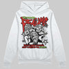 Jordan 5 Retro OG "Halloween" DopeSkill Hoodie Sweatshirt Distorted Realms Graphic Streetwear - White