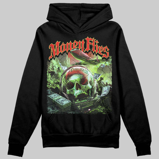 Jordan 5 Retro OG "Halloween" DopeSkill Hoodie Sweatshirt Money Flies Graphic Streetwear - Black