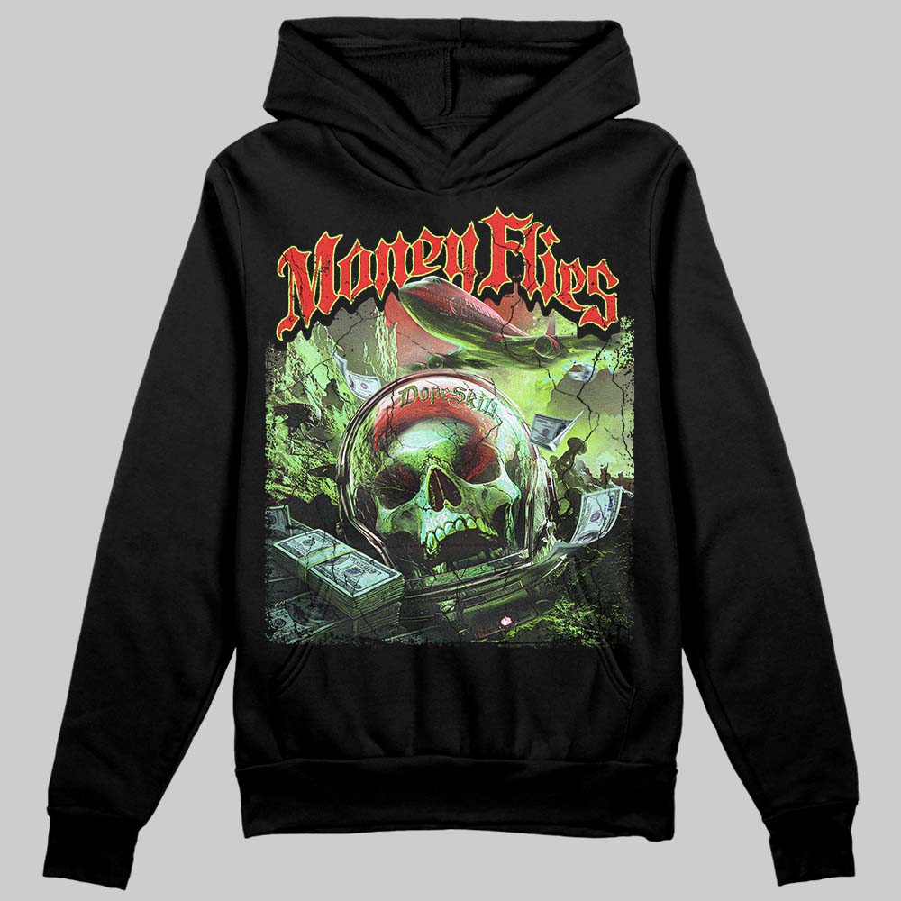 Jordan 5 Retro OG "Halloween" DopeSkill Hoodie Sweatshirt Money Flies Graphic Streetwear - Black