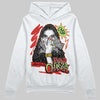 Jordan 5 Retro OG "Halloween" DopeSkill Hoodie Sweatshirt NPC Graphic Streetwear - White