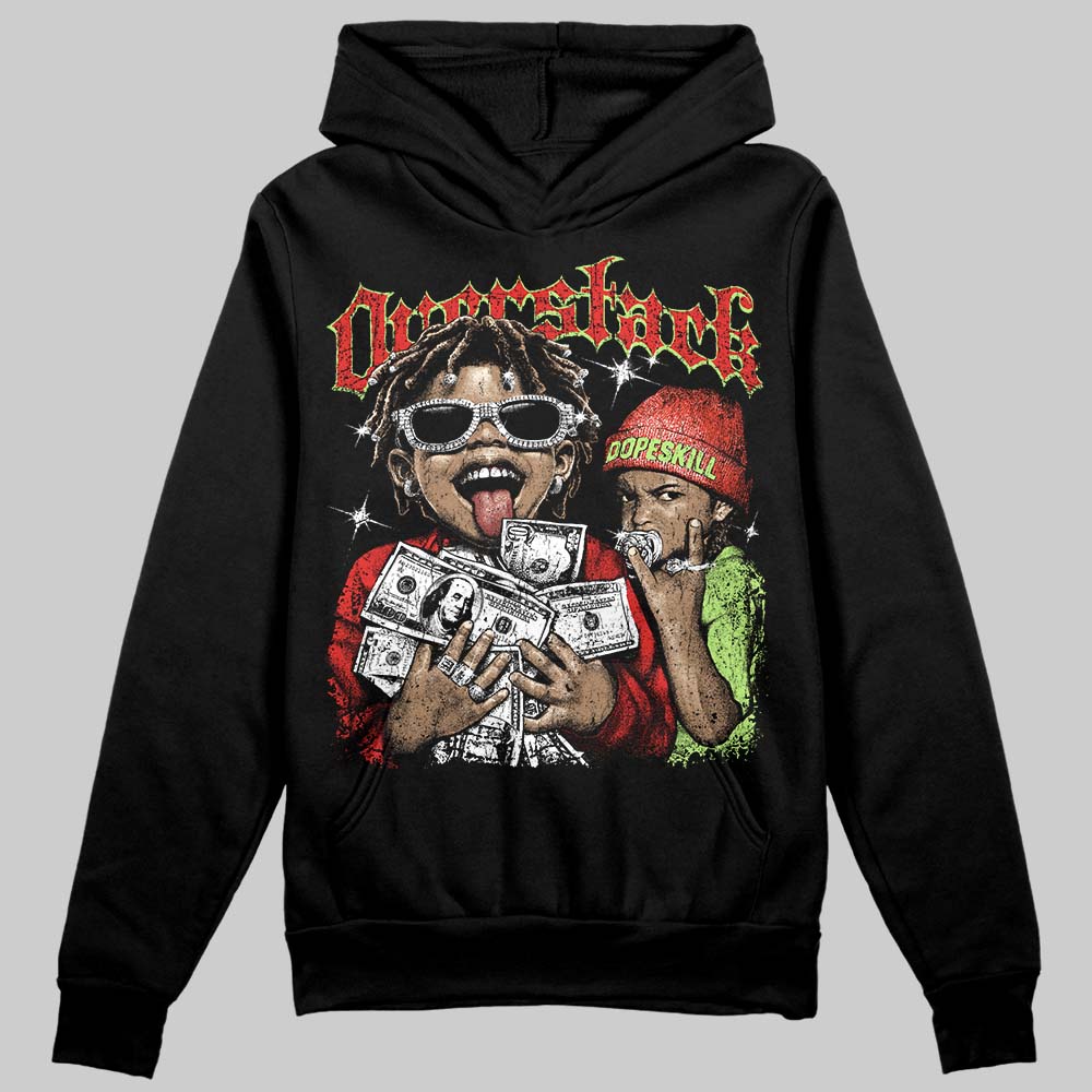 Jordan 5 Retro OG "Halloween" DopeSkill Hoodie Sweatshirt Overstack Graphic Streetwear - Black