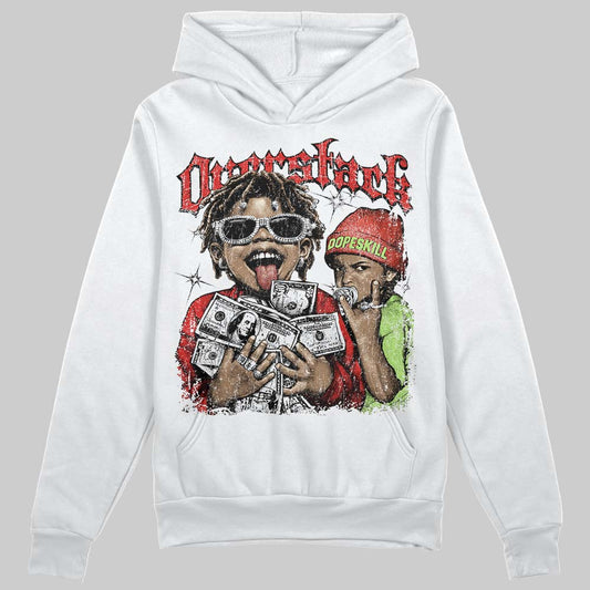 Jordan 5 Retro OG "Halloween" DopeSkill Hoodie Sweatshirt Overstack Graphic Streetwear - White