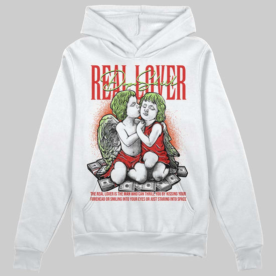 Jordan 5 Retro OG "Halloween" DopeSkill Hoodie Sweatshirt Real Lover Graphic Streetwear - White 