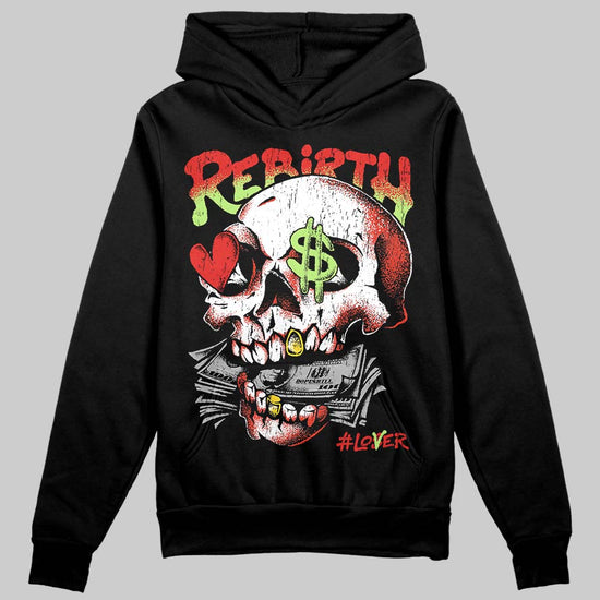 Jordan 5 Retro OG "Halloween" DopeSkill Hoodie Sweatshirt Rebirth Graphic Streetwear - Black