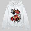 Jordan 5 Retro OG "Halloween" DopeSkill Hoodie Sweatshirt Smile Through The Pain Graphic Streetwear - White
