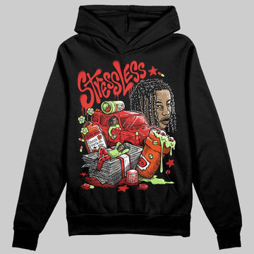 Jordan 5 Retro OG "Halloween" DopeSkill Hoodie Sweatshirt Stressless Graphic Streetwear - Black