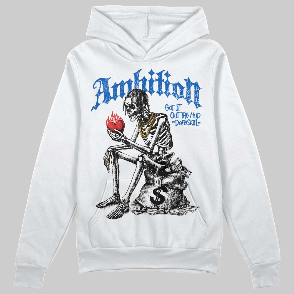 Jordan 11 "Space Jam" (2026) DopeSkill Hoodie Ambition Graphic Streetwear - White