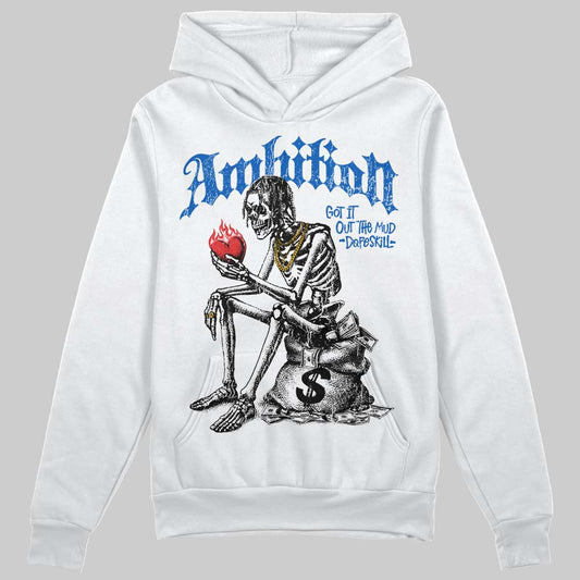 Jordan 11 "Space Jam" (2026) DopeSkill Hoodie Ambition Graphic Streetwear - White