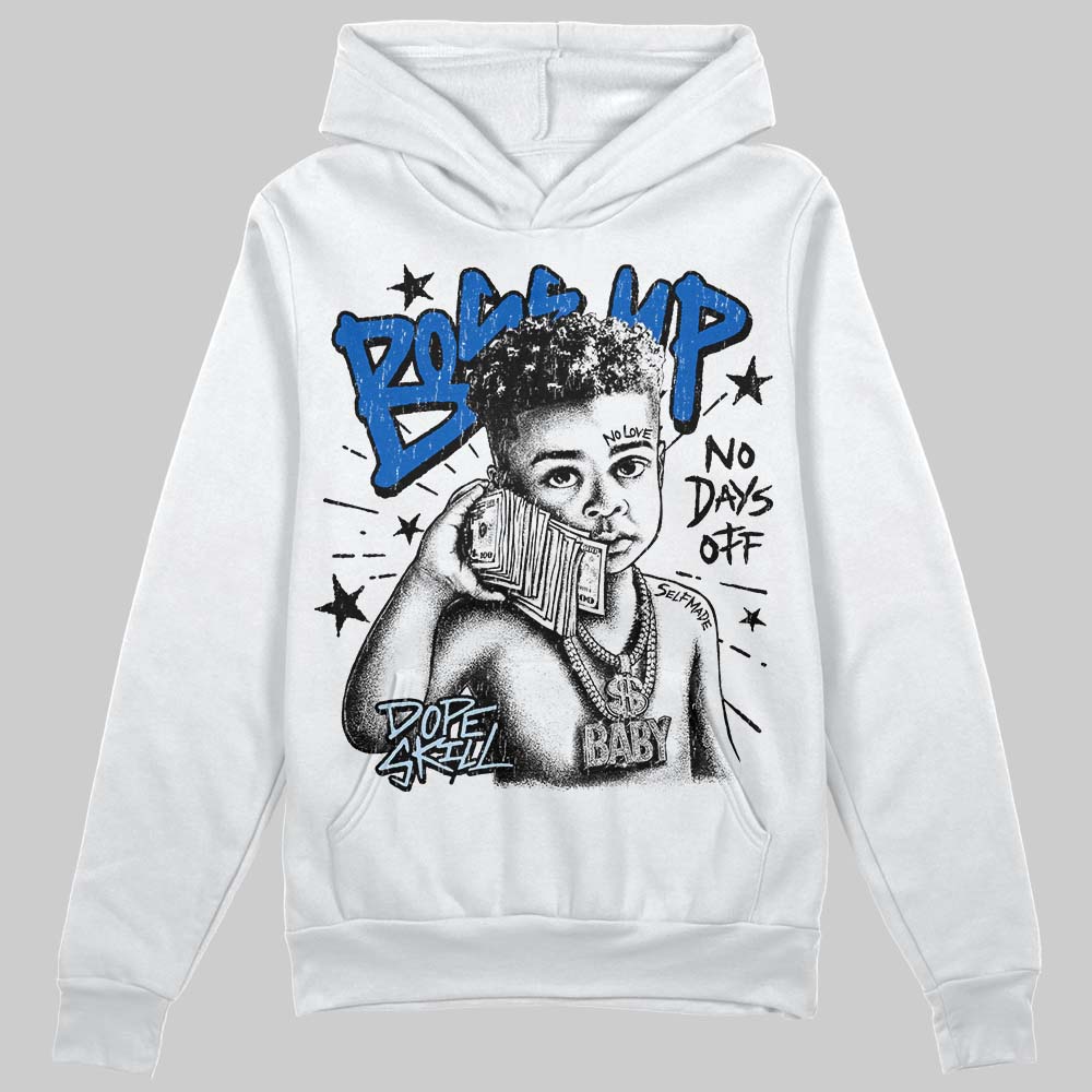 Jordan 11 "Space Jam" (2026) DopeSkill Hoodie Boss Up Graphic Streetwear - White 
