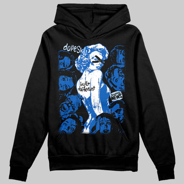 Jordan 11 "Space Jam" (2026) DopeSkill Hoodie Built Different Graphic Streetwear - Black