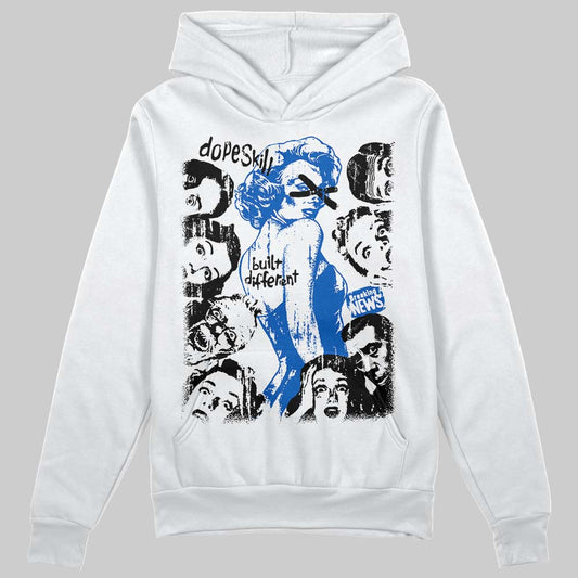 Jordan 11 "Space Jam" (2026) DopeSkill Hoodie Built Different Graphic Streetwear - White