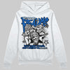 Jordan 11 "Space Jam" (2026) DopeSkill Hoodie Distorted Realms Graphic Streetwear - White