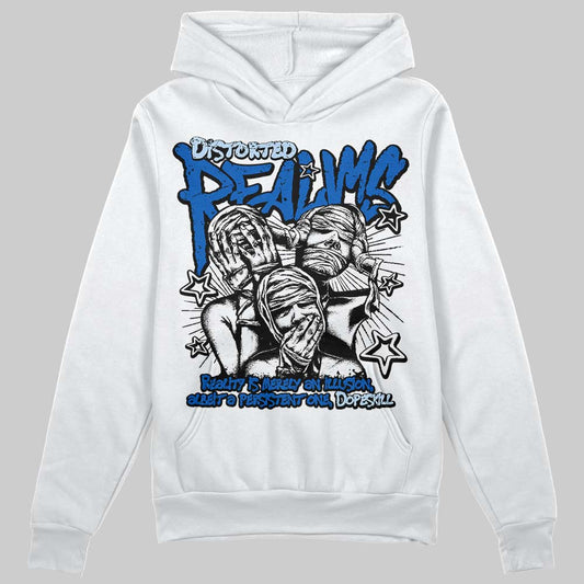 Jordan 11 "Space Jam" (2026) DopeSkill Hoodie Distorted Realms Graphic Streetwear - White