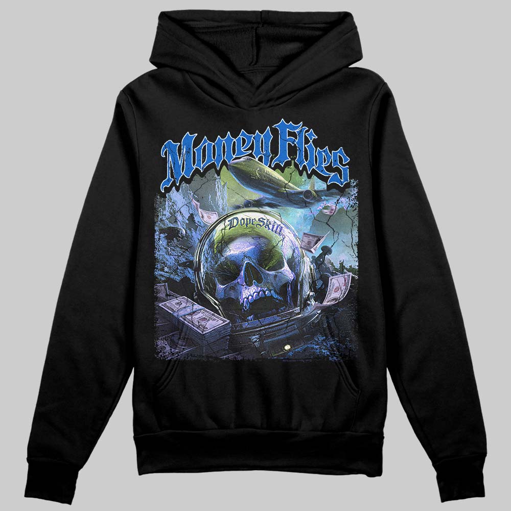 Jordan 11 "Space Jam" (2026) DopeSkill Hoodie Money Flies Graphic Streetwear - Black