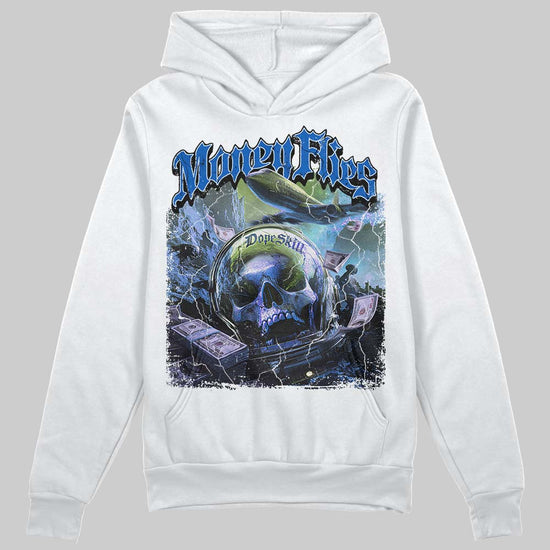 Jordan 11 "Space Jam" (2026) DopeSkill Hoodie Money Flies Graphic Streetwear - White