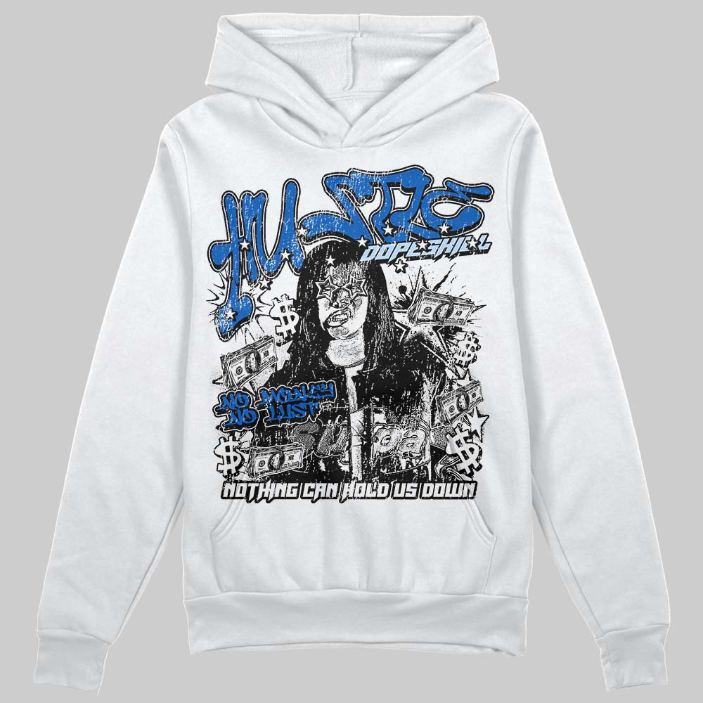 Jordan 11 "Space Jam" (2026) DopeSkill Hoodie No Money No Lust Graphic Streetwear - White