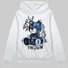 Jordan 11 "Space Jam" (2026) DopeSkill Hoodie Smile Through The Pain Graphic Streetwear - White