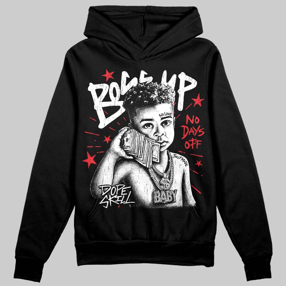 Jordan 9 Space Jam DopeSkill Hoodie Sweatshirt Boss Up Graphic Streetwear - Black