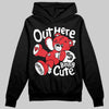 Jordan 9 Space Jam DopeSkill Hoodie Sweatshirt Out Here Being Cute Graphic Streetwear - Black