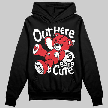 Jordan 9 Space Jam DopeSkill Hoodie Sweatshirt Out Here Being Cute Graphic Streetwear - Black