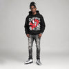 Space Jam 9s DopeSkill Hoodie Sweatshirt Out Here Being Cute Graphic