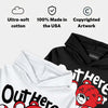 Space Jam 9s DopeSkill Hoodie Sweatshirt Out Here Being Cute Graphic