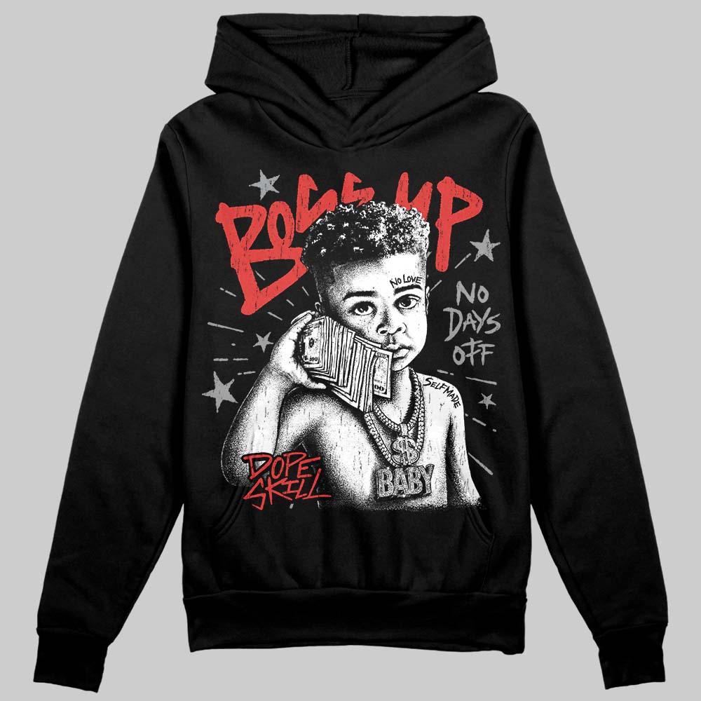 Jordan 4 Toro Bravo DopeSkill Hoodie Sweatshirt Boss Up Graphic Streetwear - black