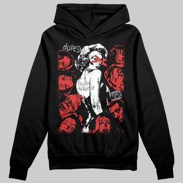 Jordan 4 Toro Bravo DopeSkill Hoodie Sweatshirt Built Different Graphic Streetwear - Black