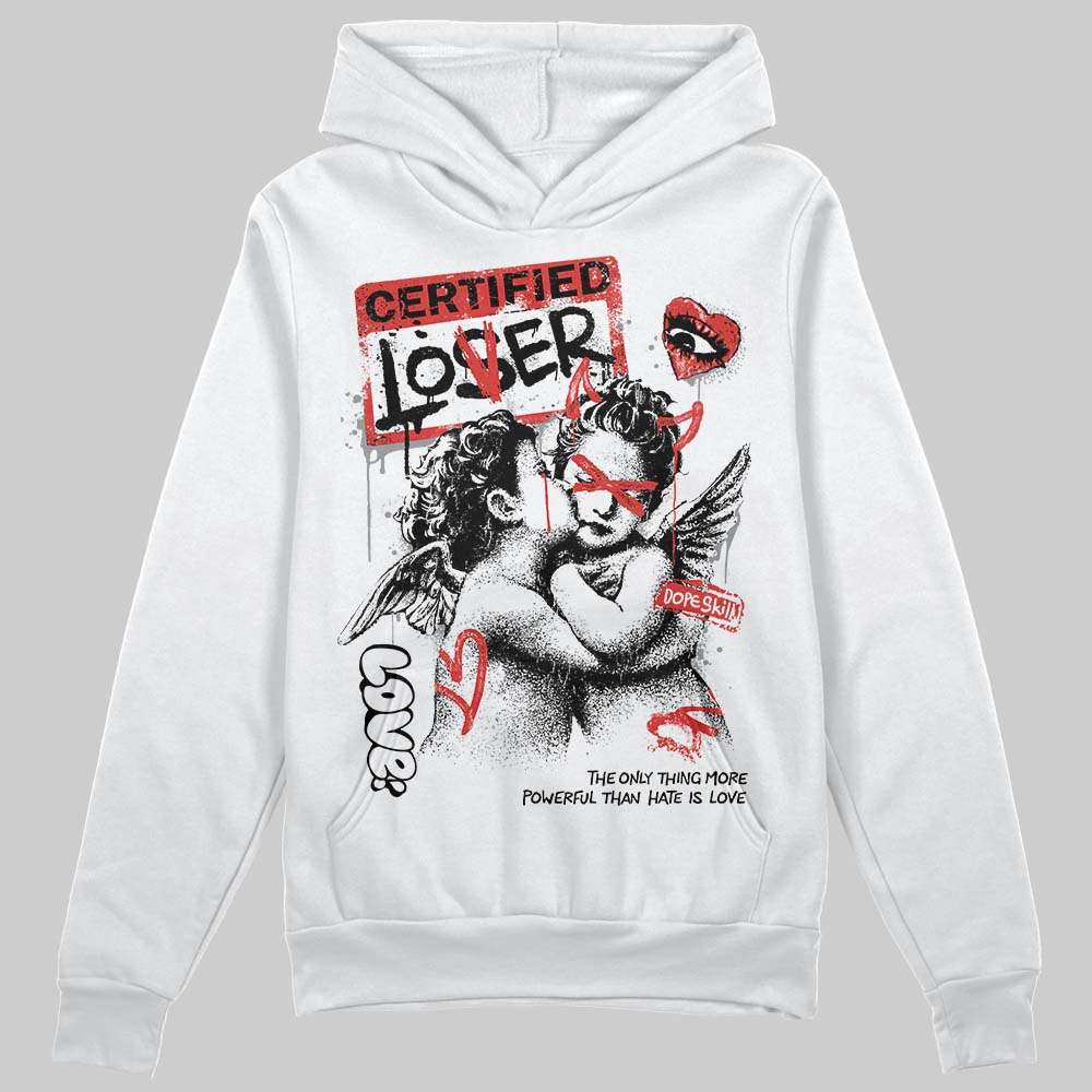 Jordan 4 Toro Bravo DopeSkill Hoodie Sweatshirt Certified Lover Graphic Streetwear - White