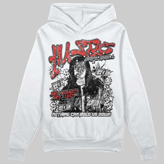 Jordan 4 Toro Bravo DopeSkill Hoodie Sweatshirt No Money No Lust Graphic Streetwear - White